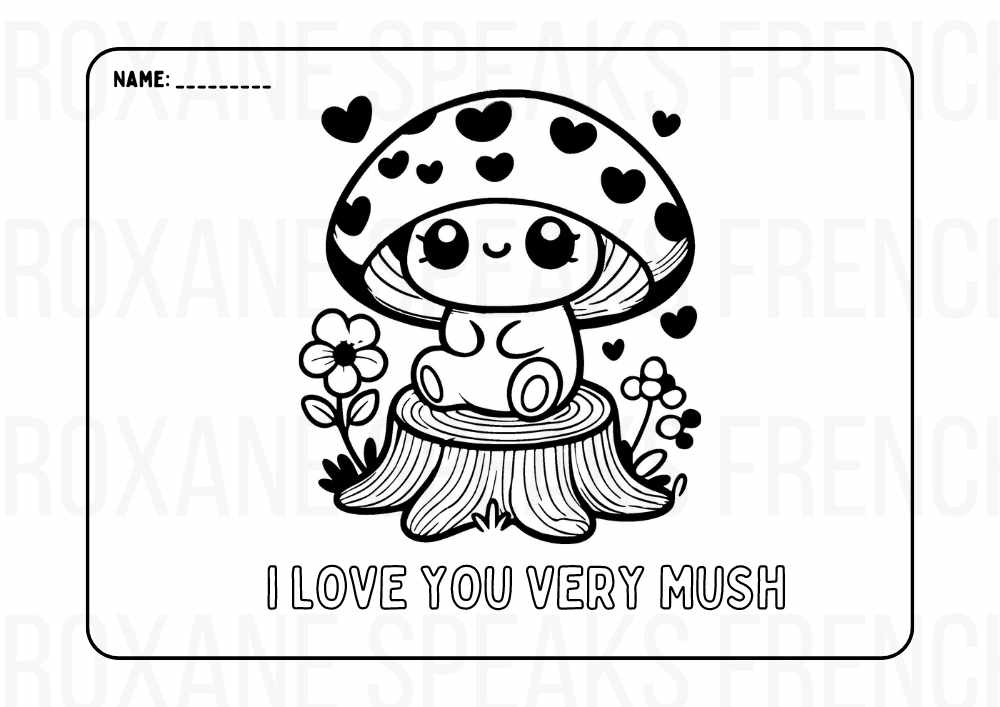 Mushroom Coloring Pages - Printable Pages PDF For Kids And Toddlers (5 Pages)