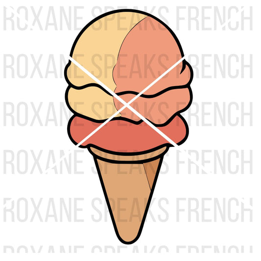  trendy peach ice cream aesthetic SVG. This cute summer treat clipart is a high-quality cut file and transparent PNG, perfect for Cricut projects, stickers, and t-shirts.