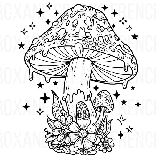 Psychedelic Mushroom SVG - Buy Your Cut File File From A Small Business